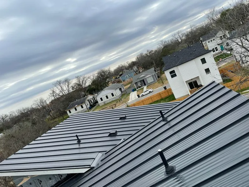 Standing seam metal roof panels with vents for Skylight Repair in Moses Lake